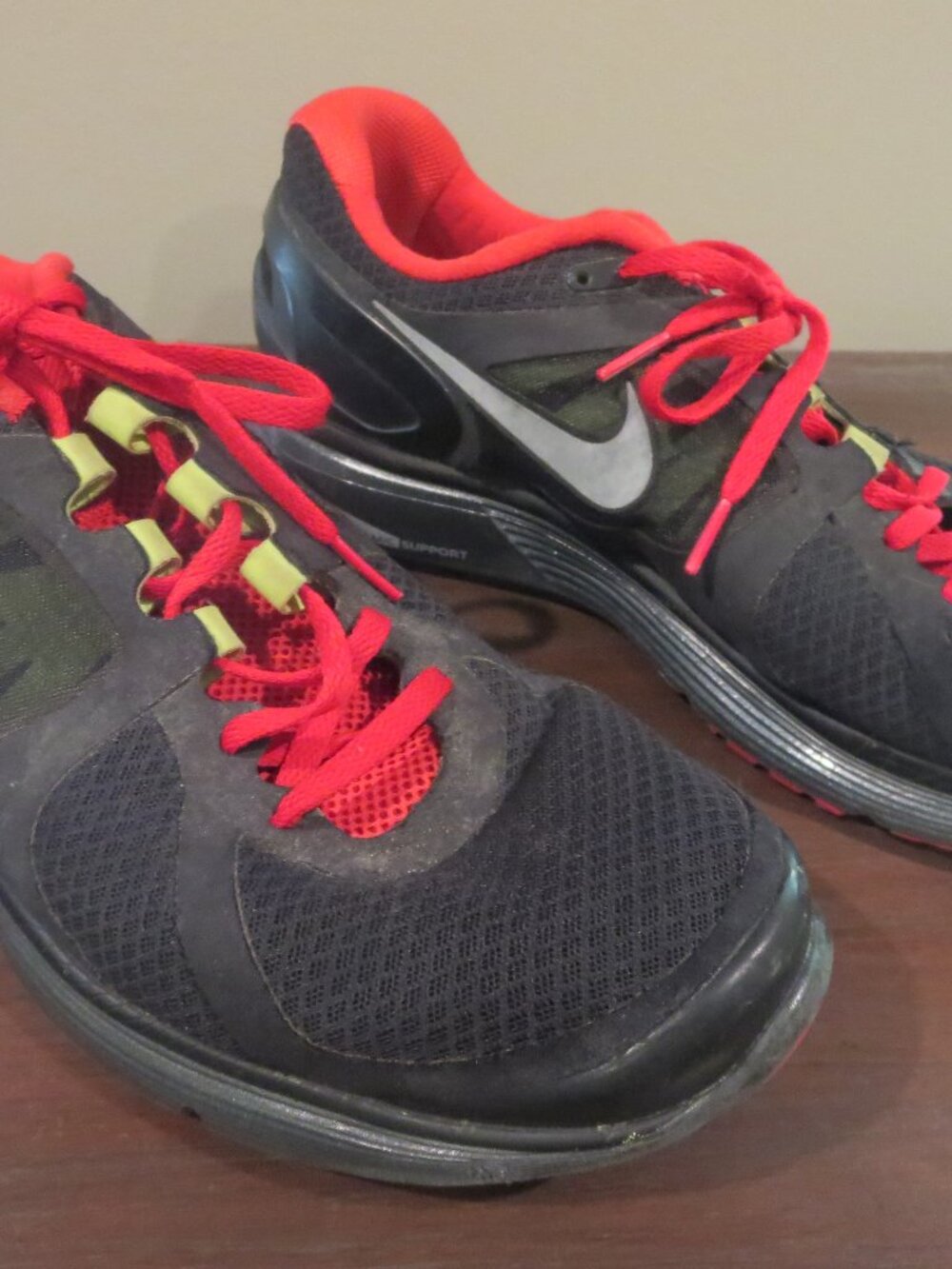 Men's NIKE Lunarlon Dynamic Support Shoes Sz 14